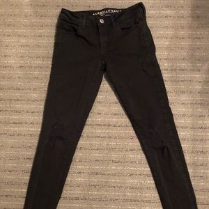 American Eagle black Super Stretch X Jeans
